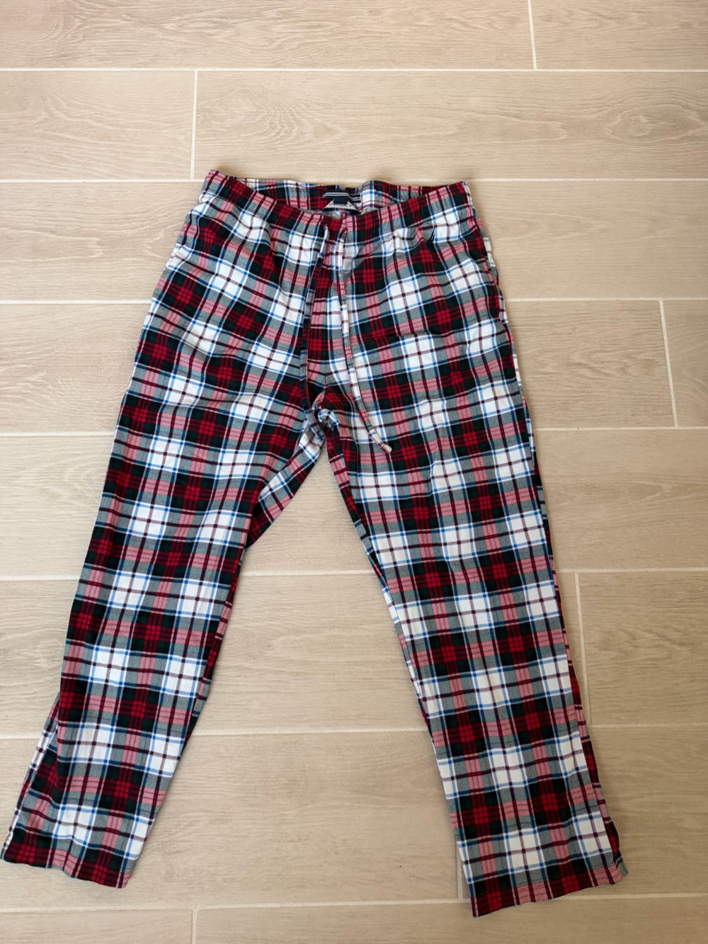 Nautica Red Plaid Sleepwear Top